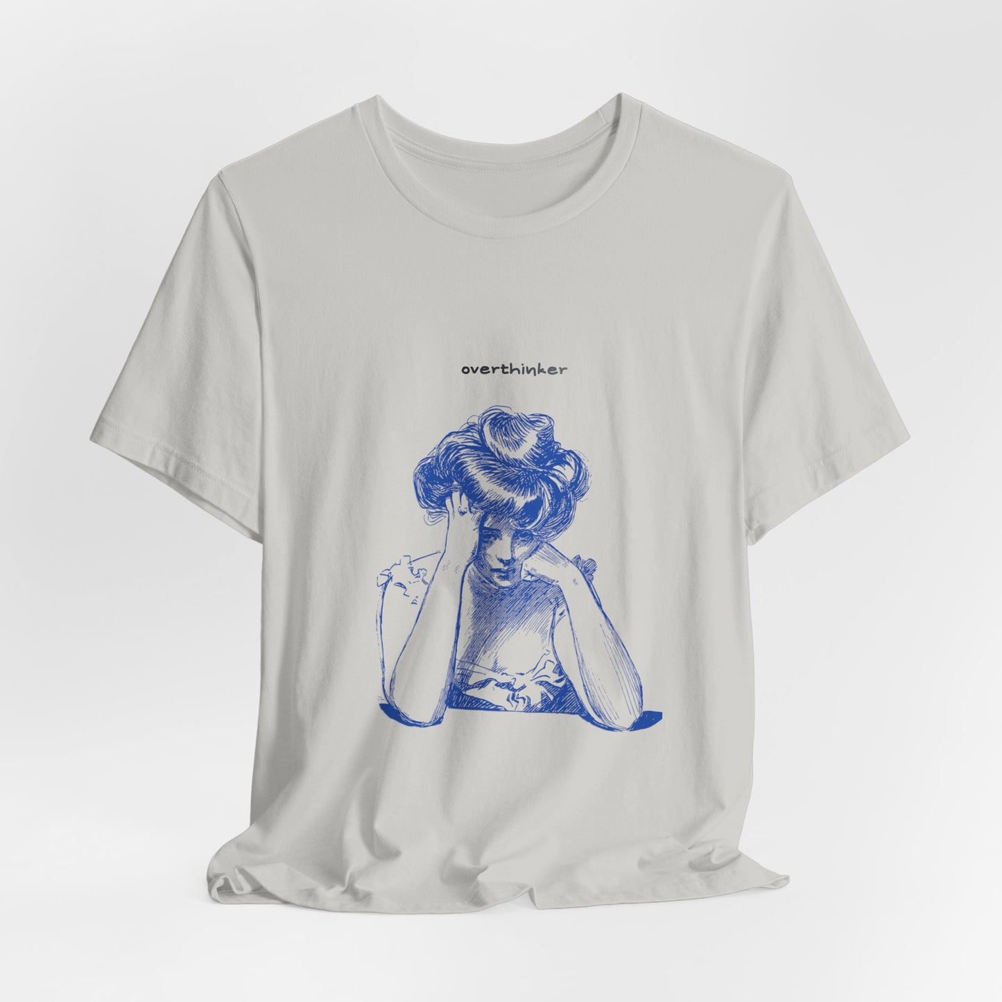 Unisex Jersey Short Sleeve "Overthinker" Tee