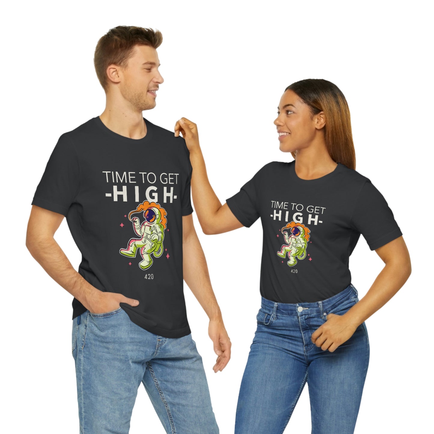 Unisex "Time to Get High" Graphic Tee shirt