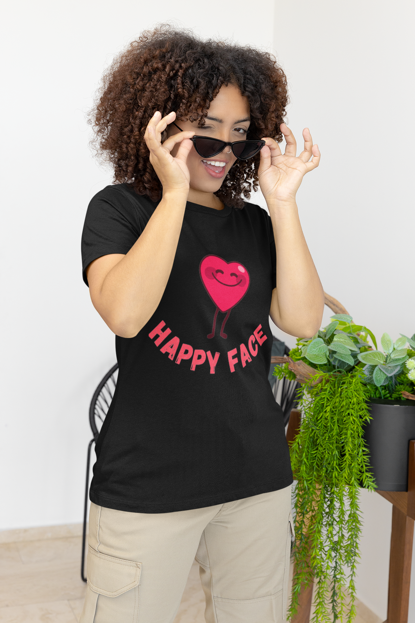 Unisex "Happy Face" Graphic T-shirt