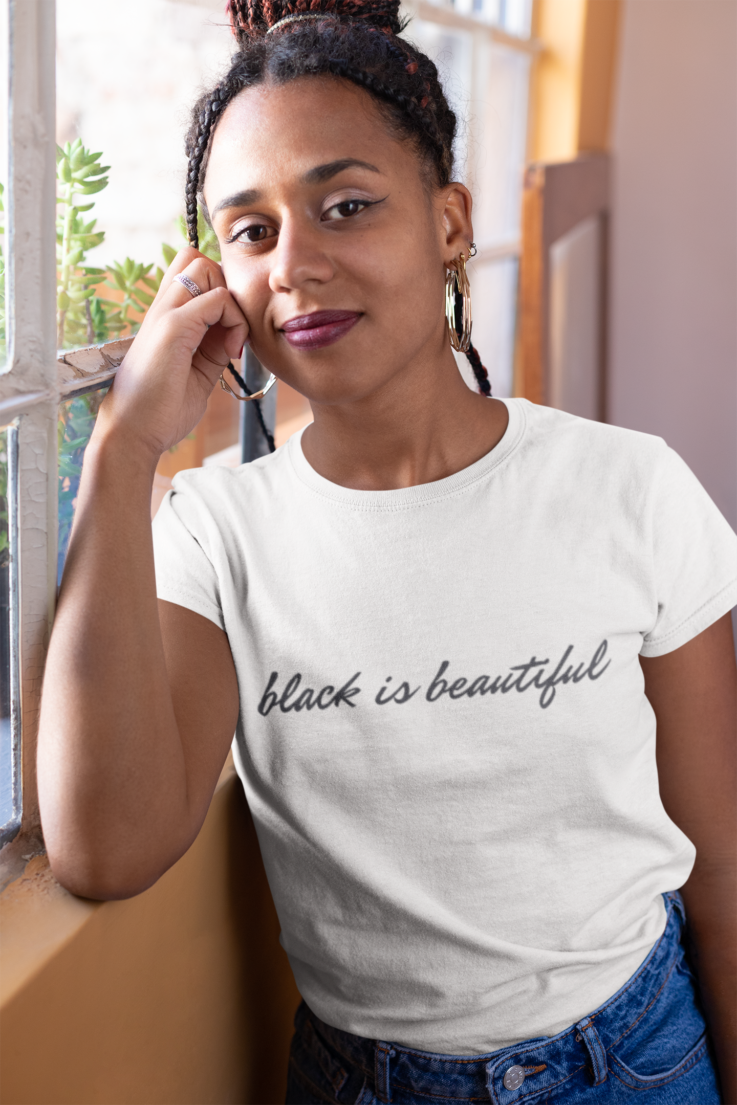 Women's " Blk is Beautiful" Graphic Tee shirt