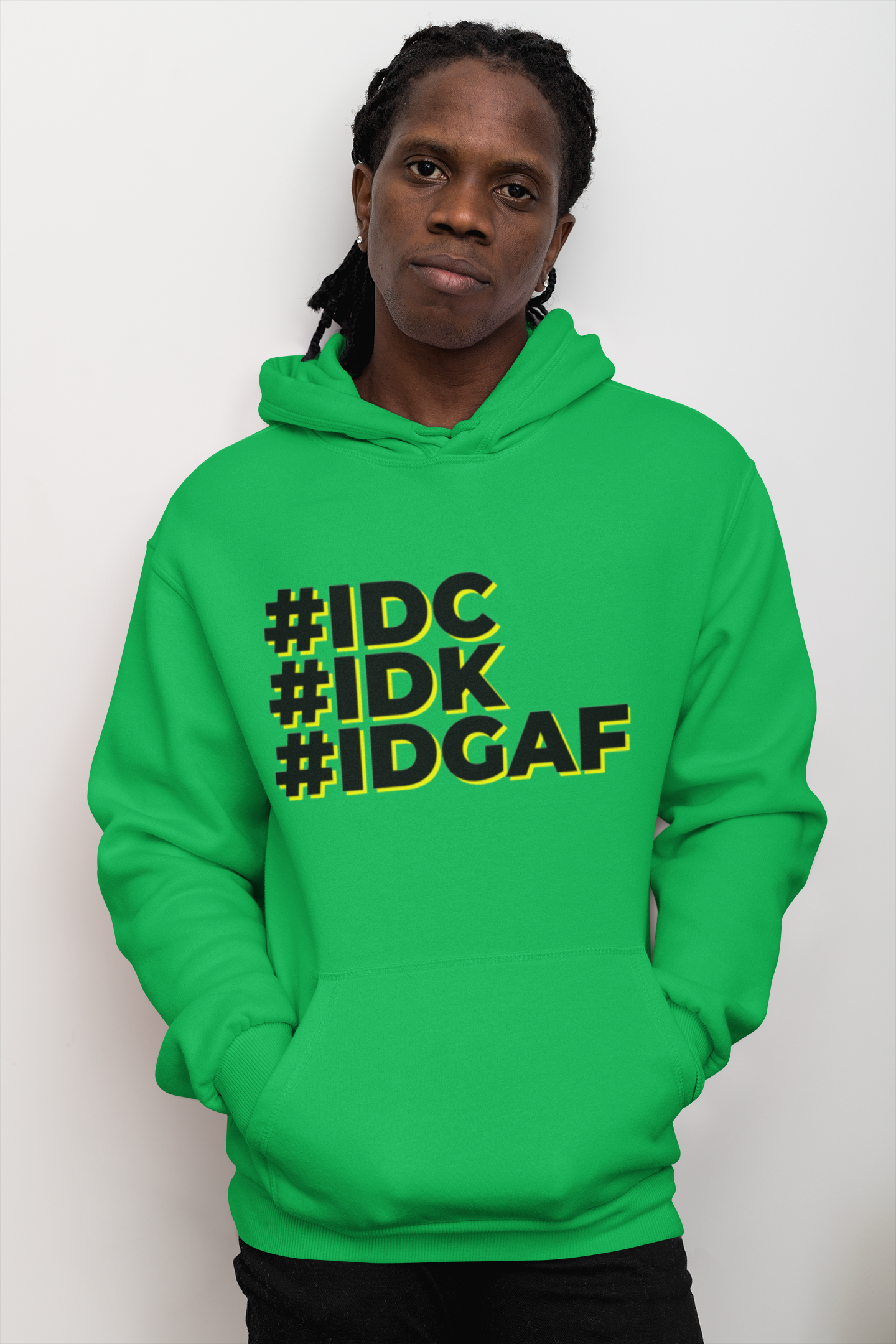 Unisex Heavy Blend™ "IDC IDK IDGAF" Hooded Sweatshirt