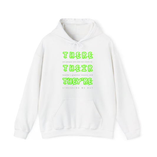 Unisex Heavy Blend™ Hooded "There, Their, They're" Sweatshirt