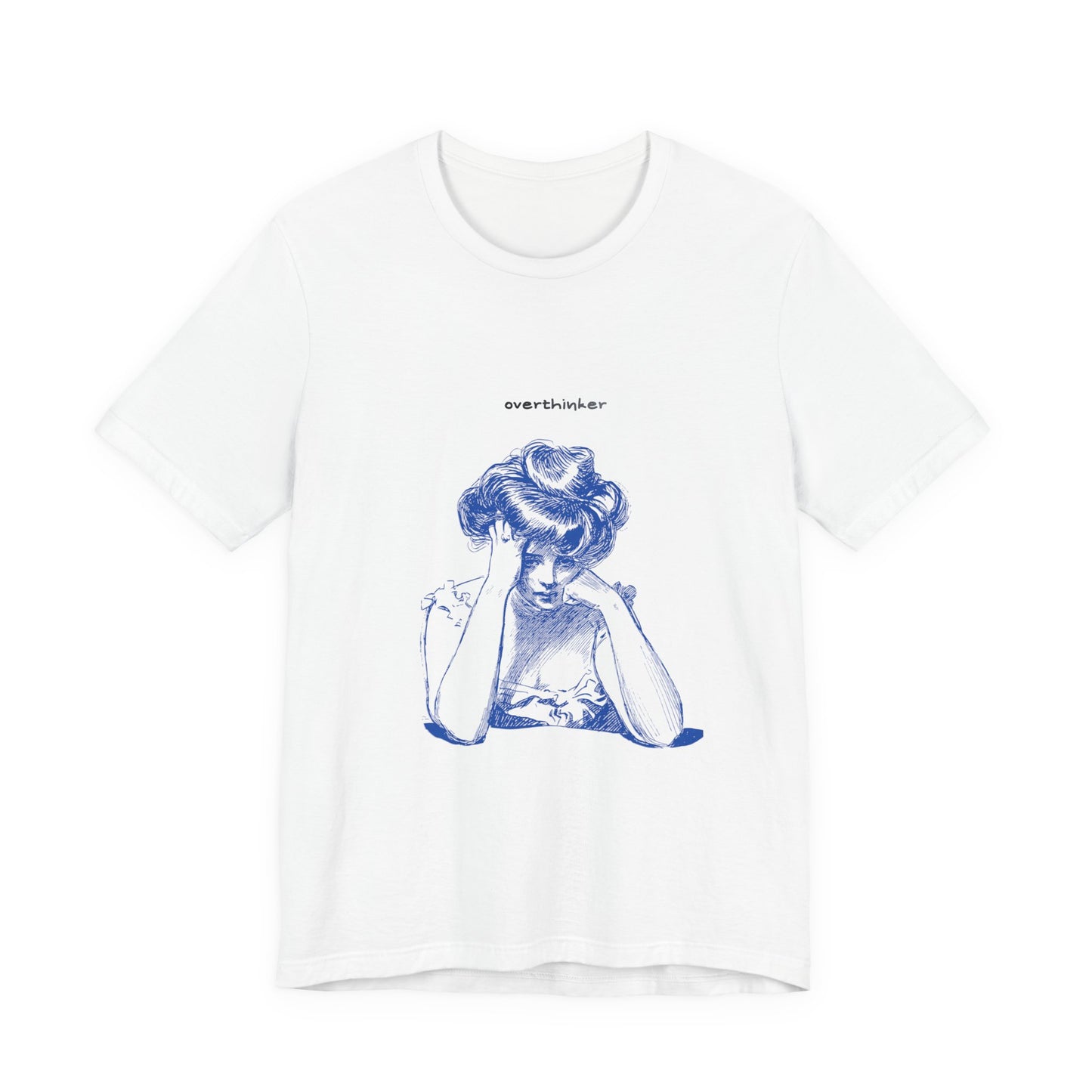 Unisex Jersey Short Sleeve "Overthinker" Tee