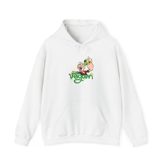 Unisex Heavy Blend Hooded "Popeye Vegan" Sweatshirt