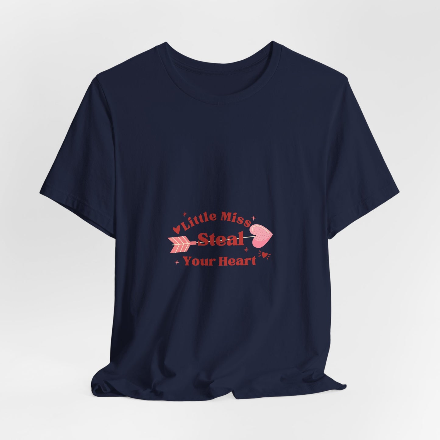 Unisex Jersey Short Sleeve "Little Miss Steal Your Heart" Tee