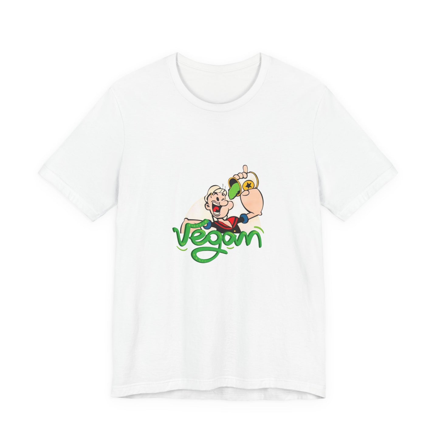 Unisex Jersey Short Sleeve "Popeye Vegan" Tee