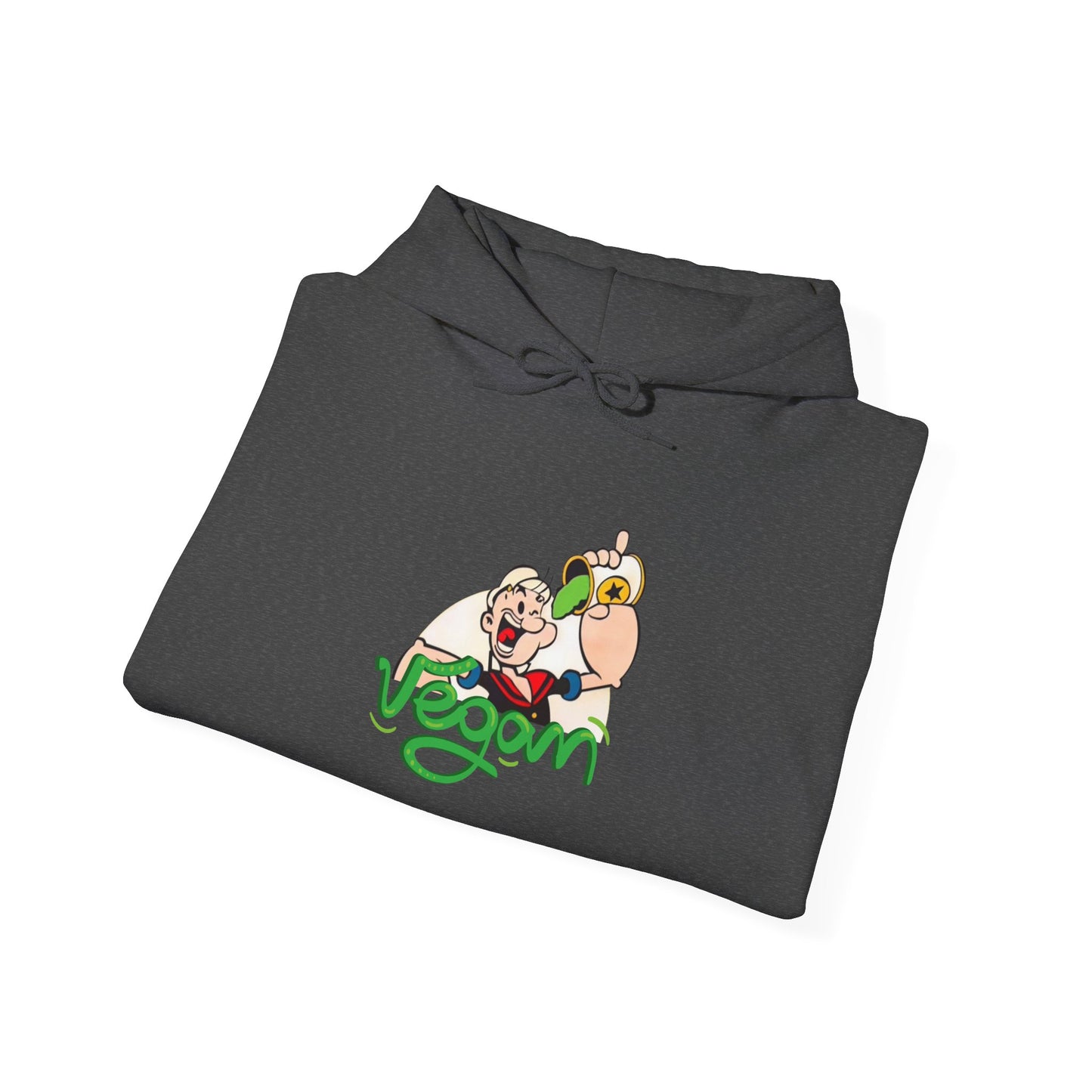 Unisex Heavy Blend Hooded "Popeye Vegan" Sweatshirt