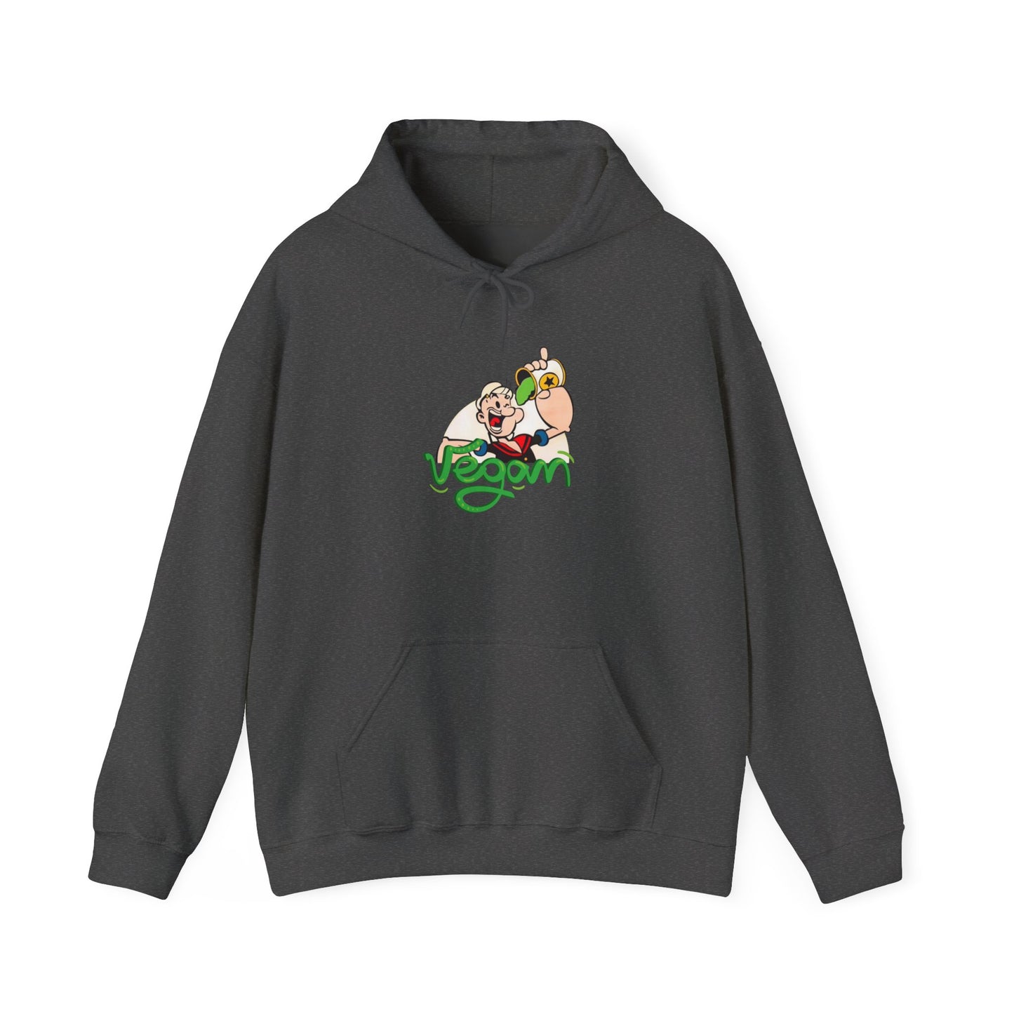 Unisex Heavy Blend Hooded "Popeye Vegan" Sweatshirt