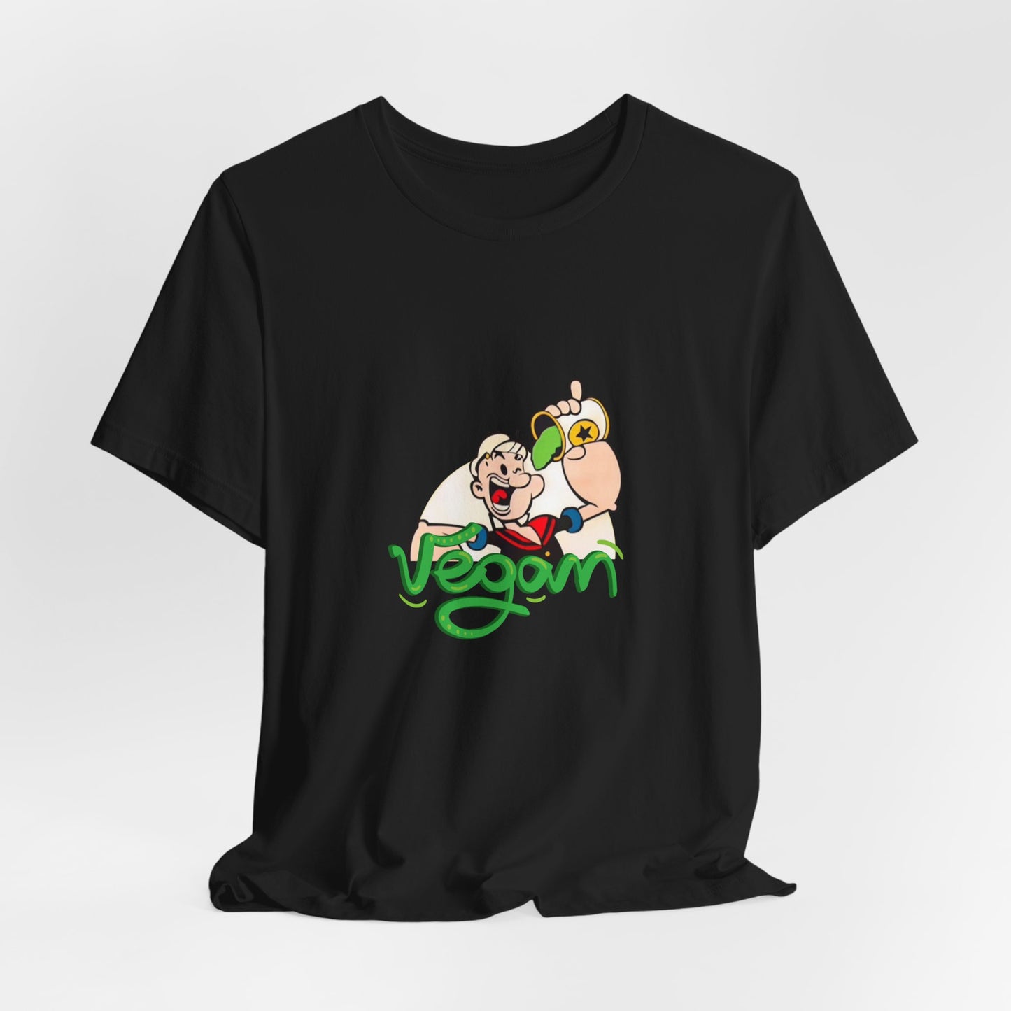Unisex Jersey Short Sleeve "Popeye Vegan" Tee