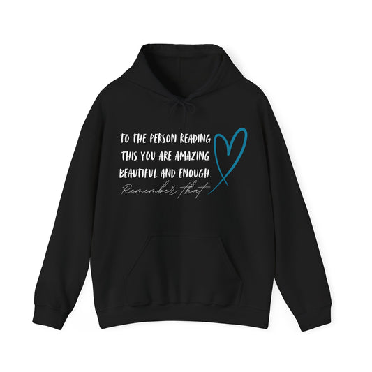 Unisex Heavy Blend™ Hooded To the person reading this" Sweatshirt