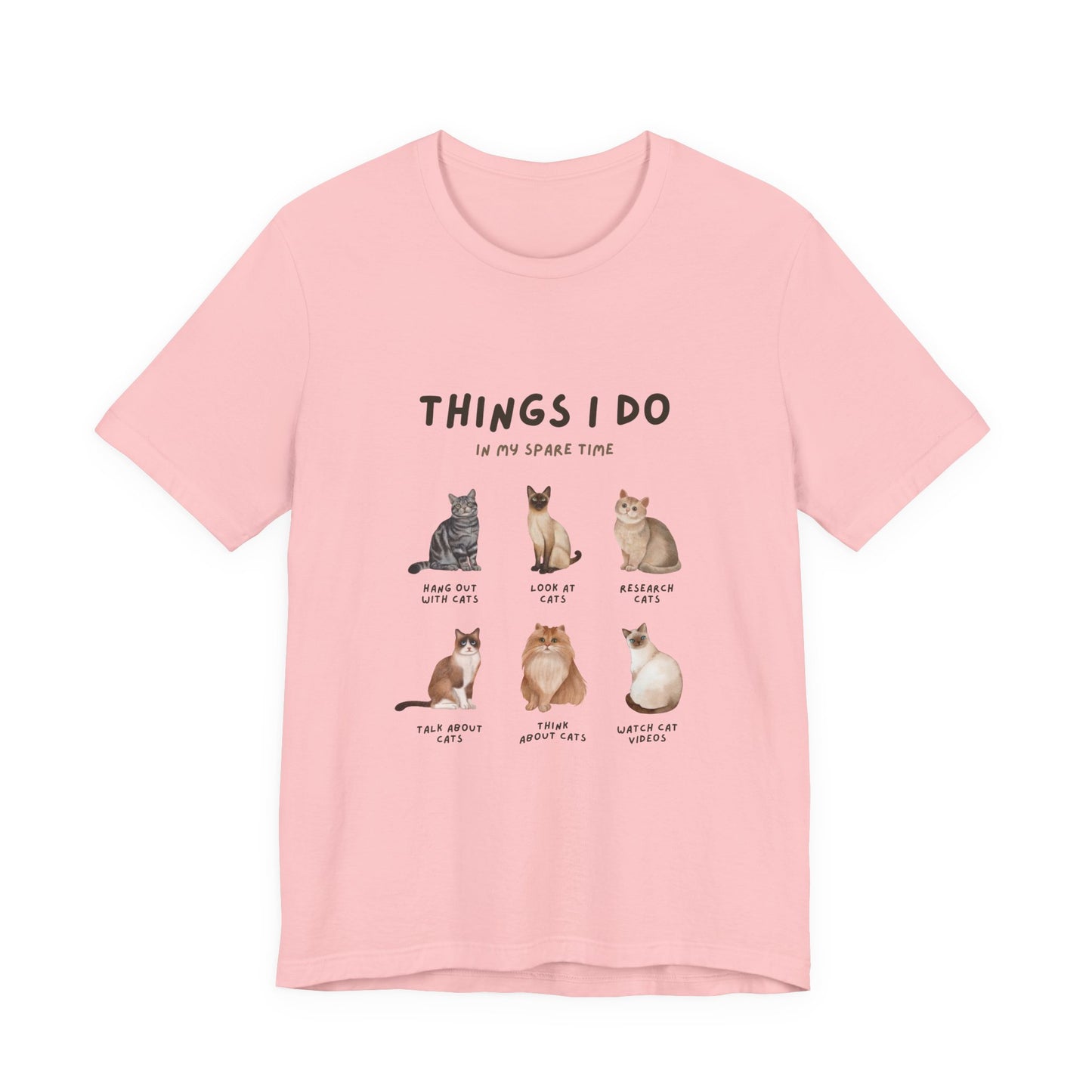 Unisex Jersey Short Sleeve Pet Lovers " Cat" Tee