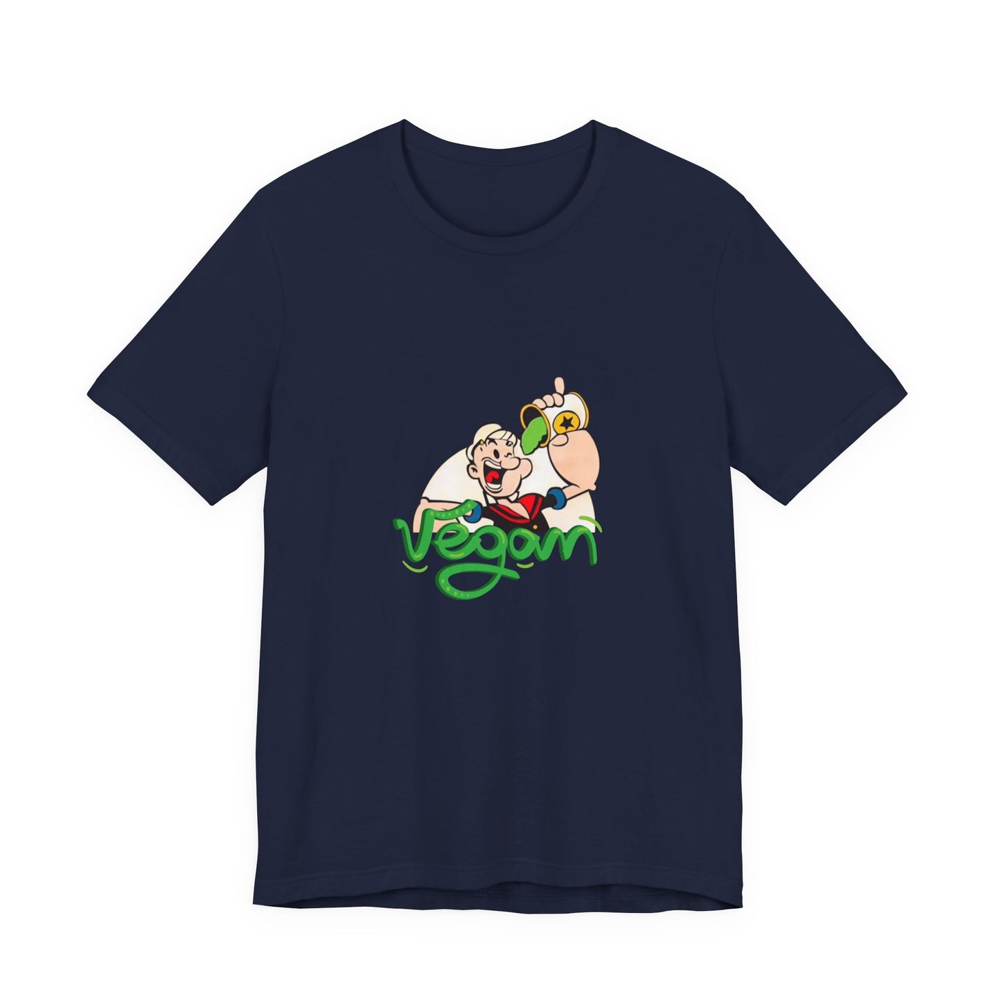 Unisex Jersey Short Sleeve "Popeye Vegan" Tee