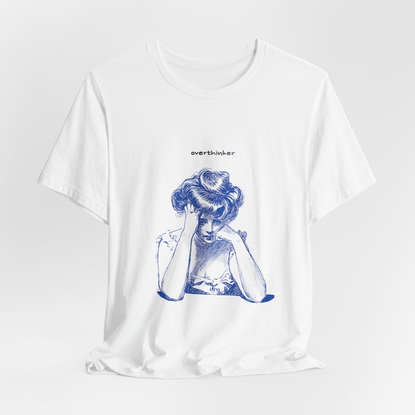 Unisex Jersey Short Sleeve "Overthinker" Tee