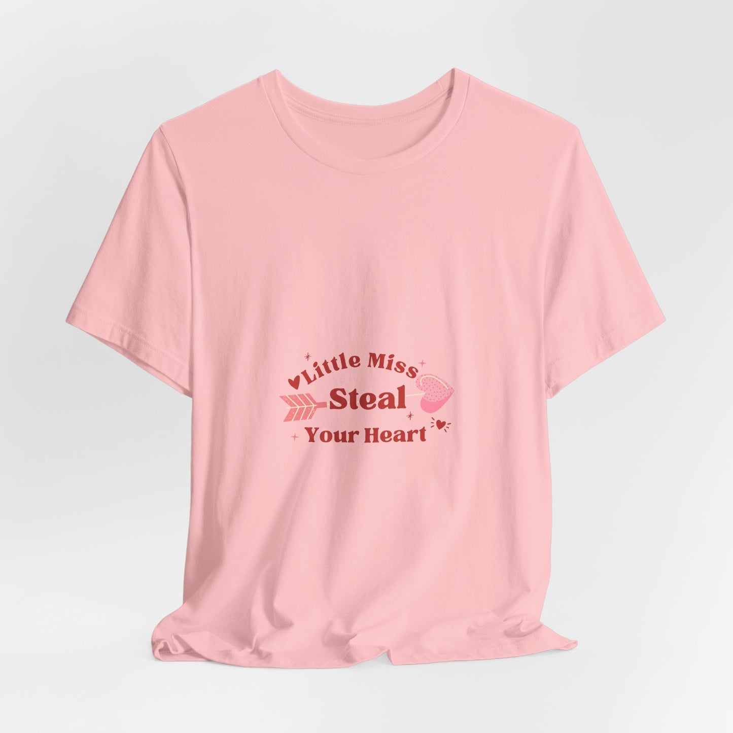 Unisex Jersey Short Sleeve "Little Miss Steal Your Heart" Tee