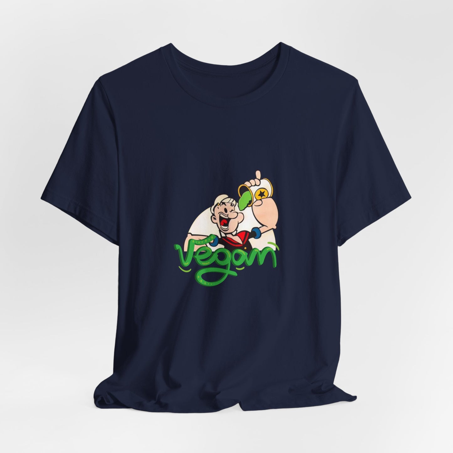 Unisex Jersey Short Sleeve "Popeye Vegan" Tee