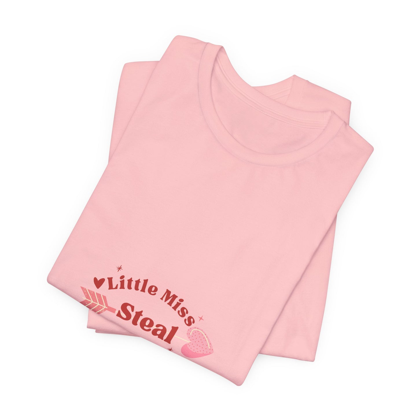 Unisex Jersey Short Sleeve "Little Miss Steal Your Heart" Tee
