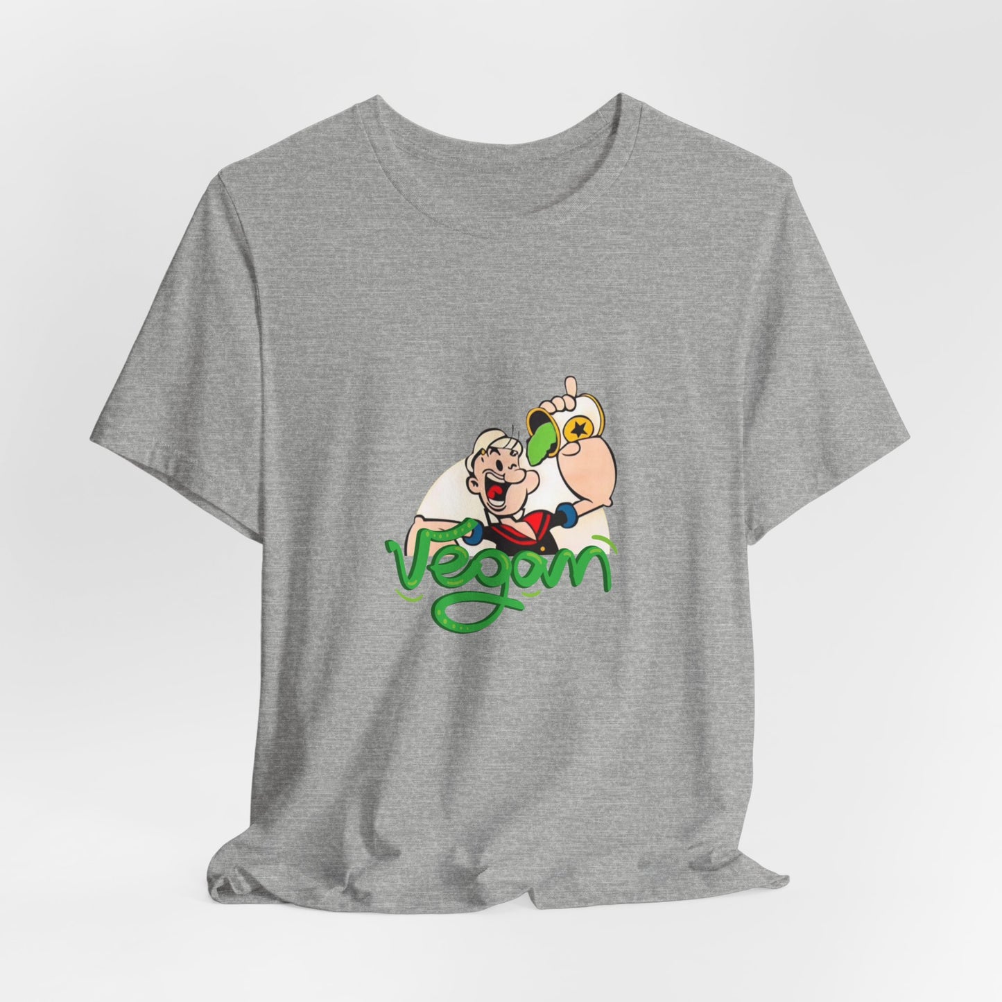 Unisex Jersey Short Sleeve "Popeye Vegan" Tee