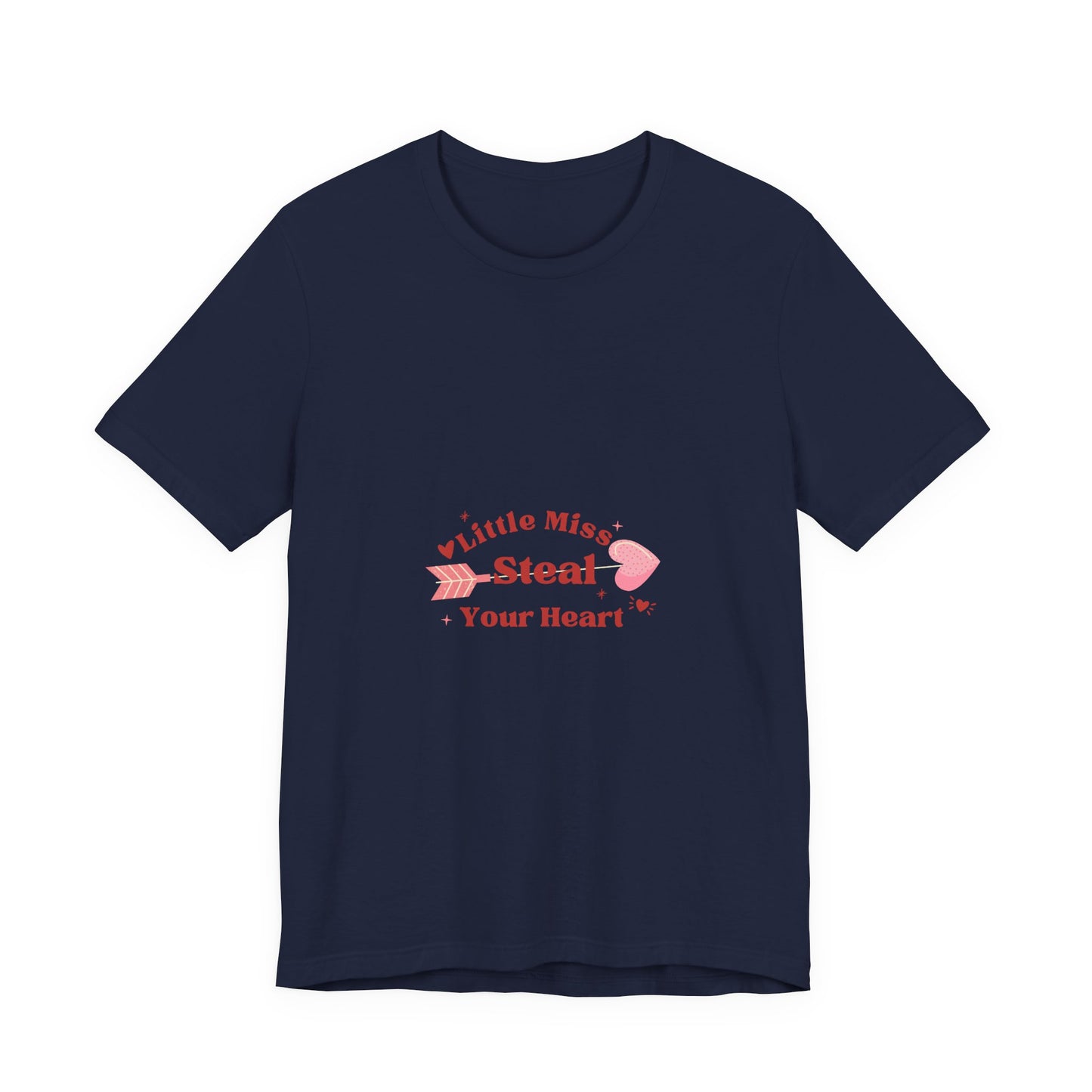 Unisex Jersey Short Sleeve "Little Miss Steal Your Heart" Tee