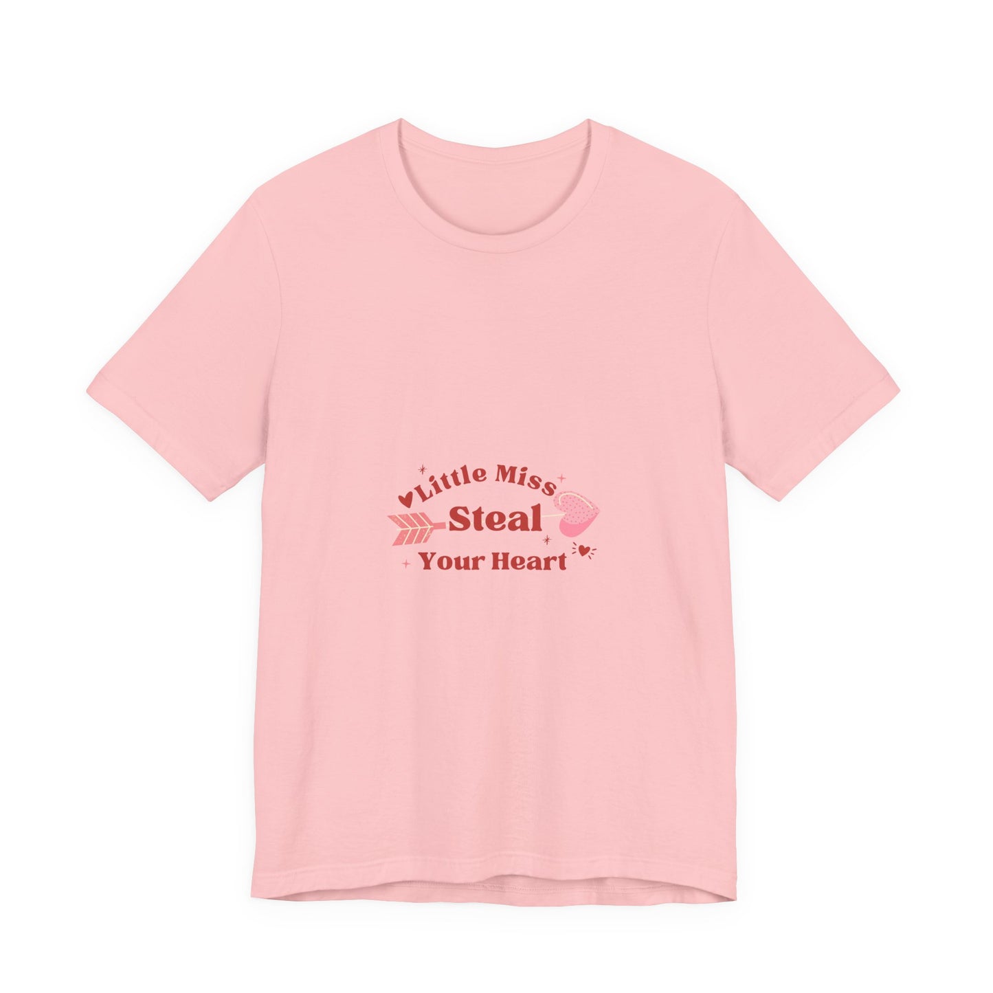 Unisex Jersey Short Sleeve "Little Miss Steal Your Heart" Tee