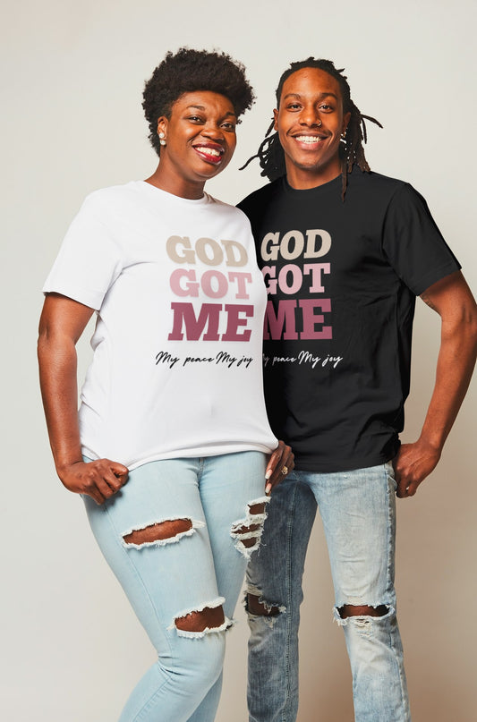 Unisex Jersey Short Sleeve "God got me" Tee