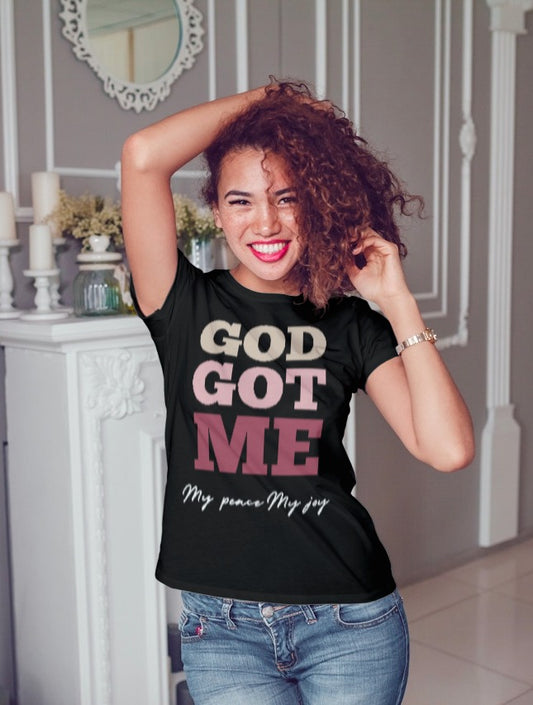 Unisex Jersey Short Sleeve "God got me" Tee