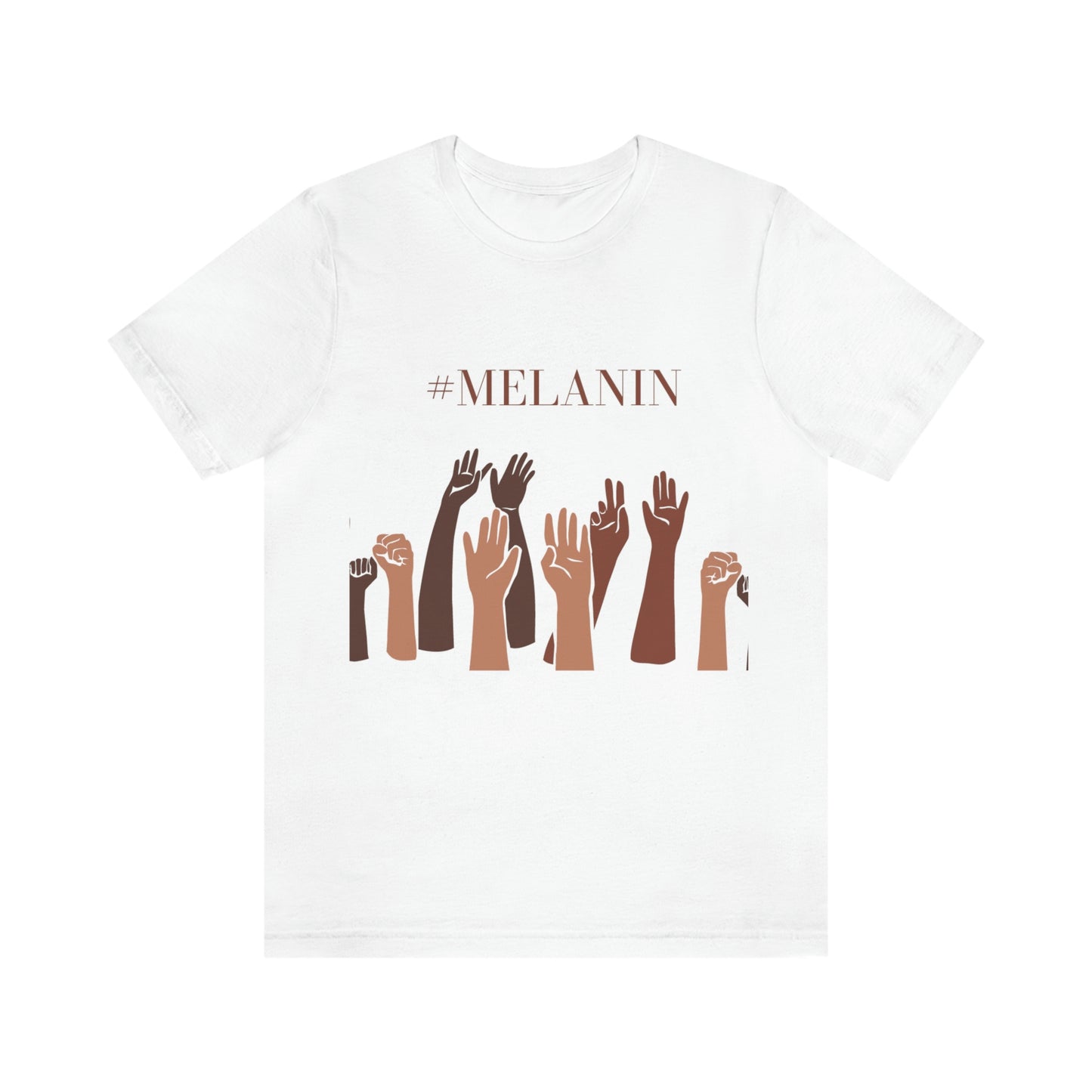 Unisex Blk  Graphic  "Melanin" Tee shirt