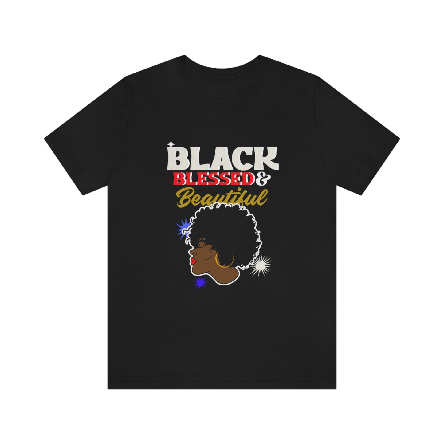 Unisex  "Blk and Blessed" Graphic Tee shirt