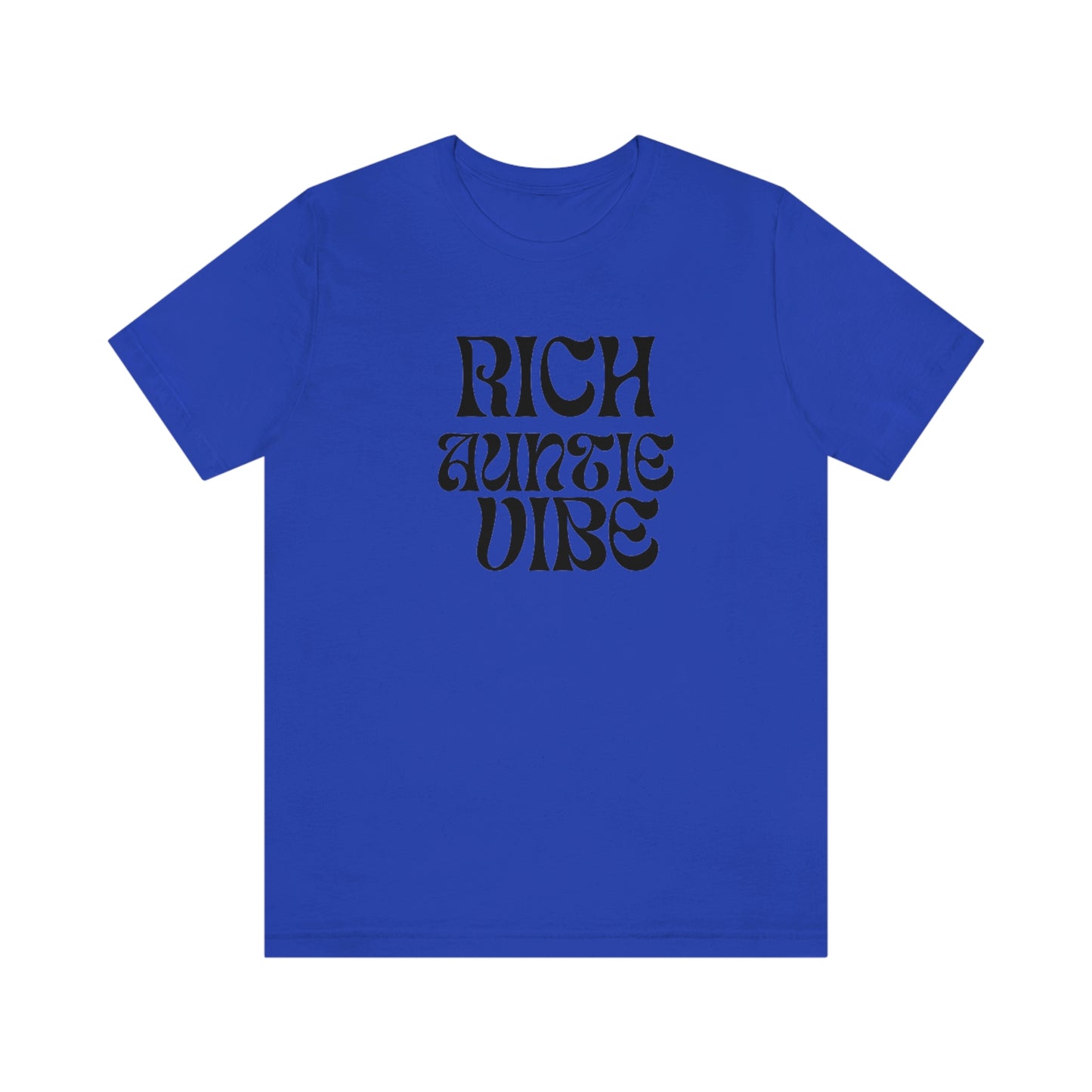 Unisex Graphic "Rich Auntie Vibe" Tee shirt