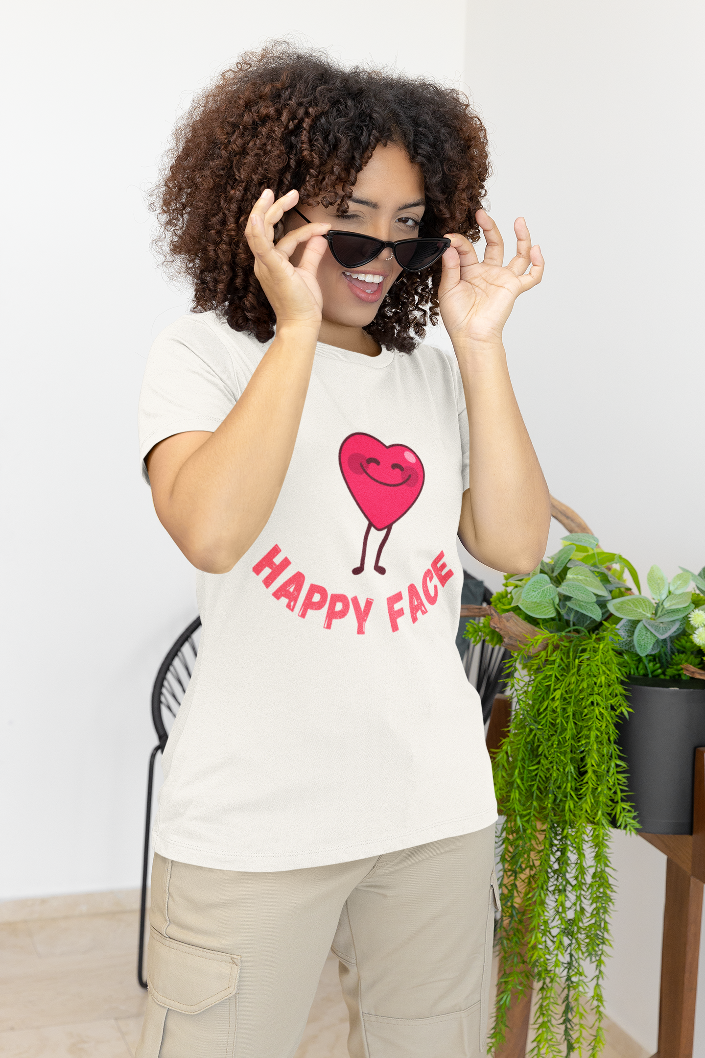 Unisex  "Happy Face" Graphic T-shirt