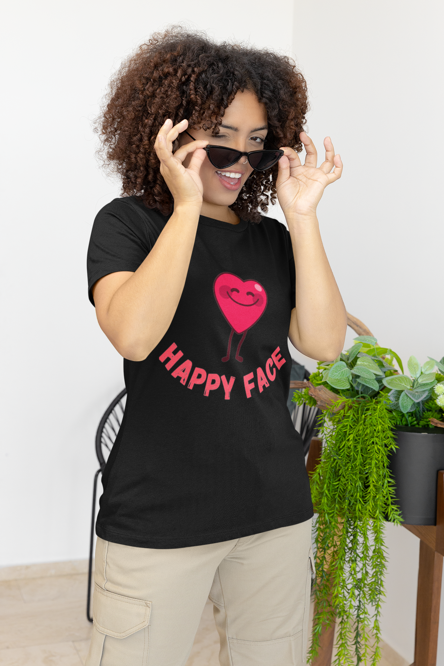 Unisex  "Happy Face" Graphic T-shirt