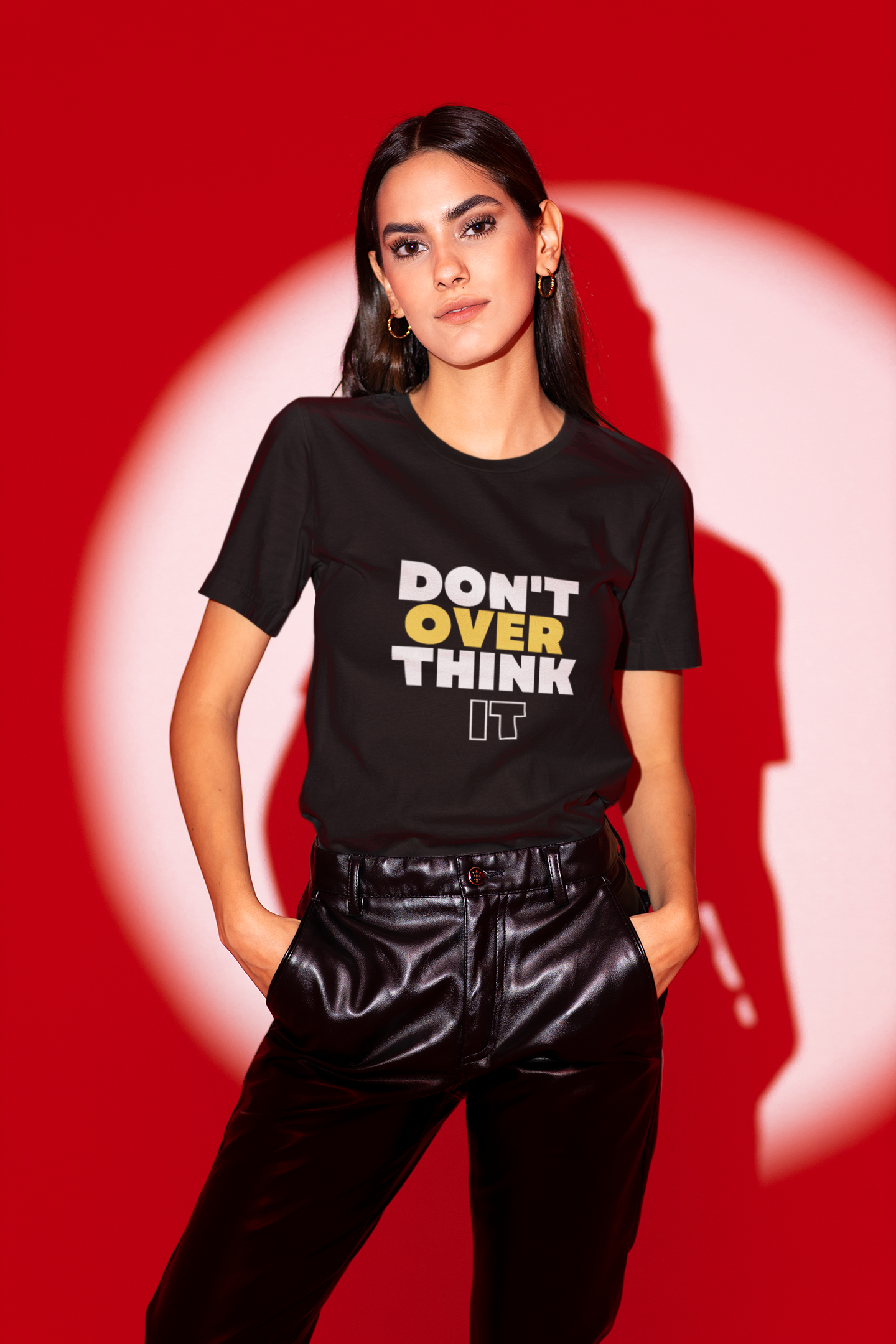 Unisex " Don't Overthink It" Graphic Tee shirt