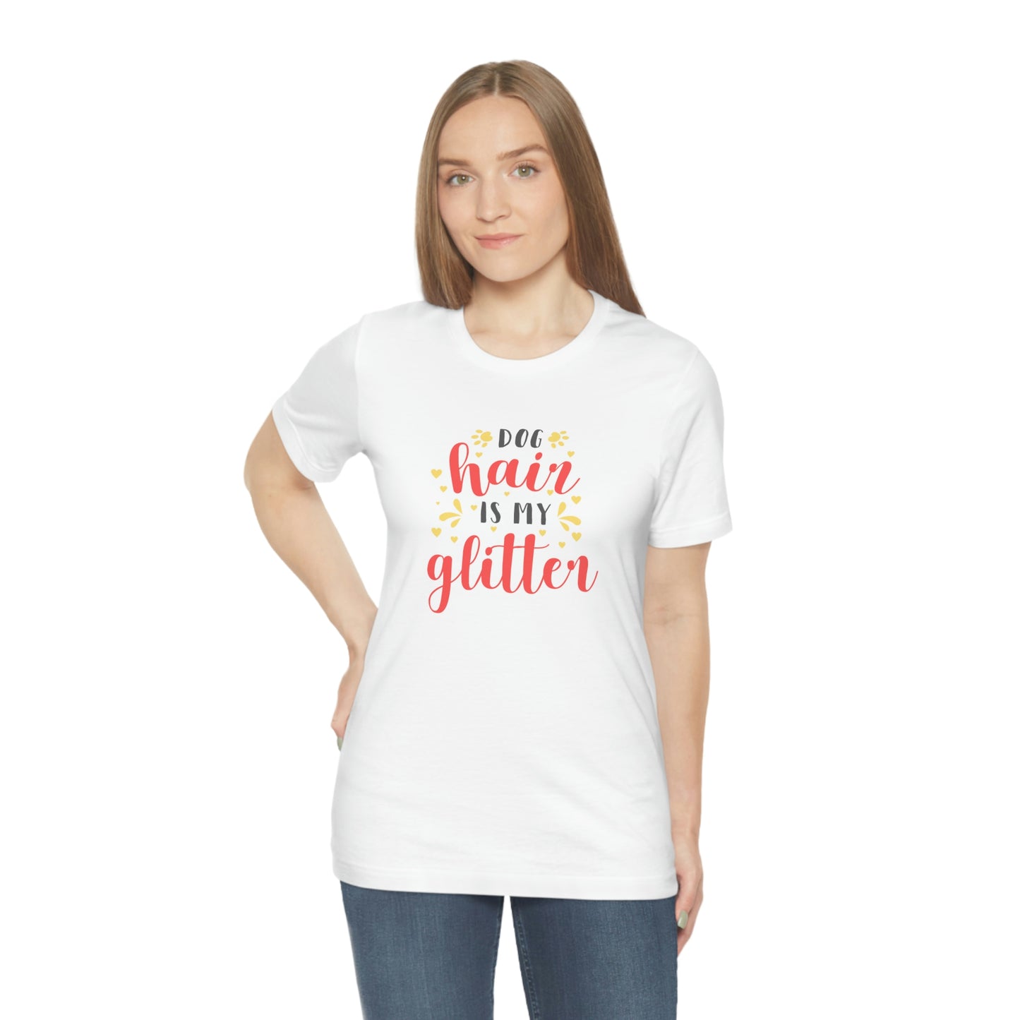 Unisex  Graphic "Pet Love Glitter” T-shirt