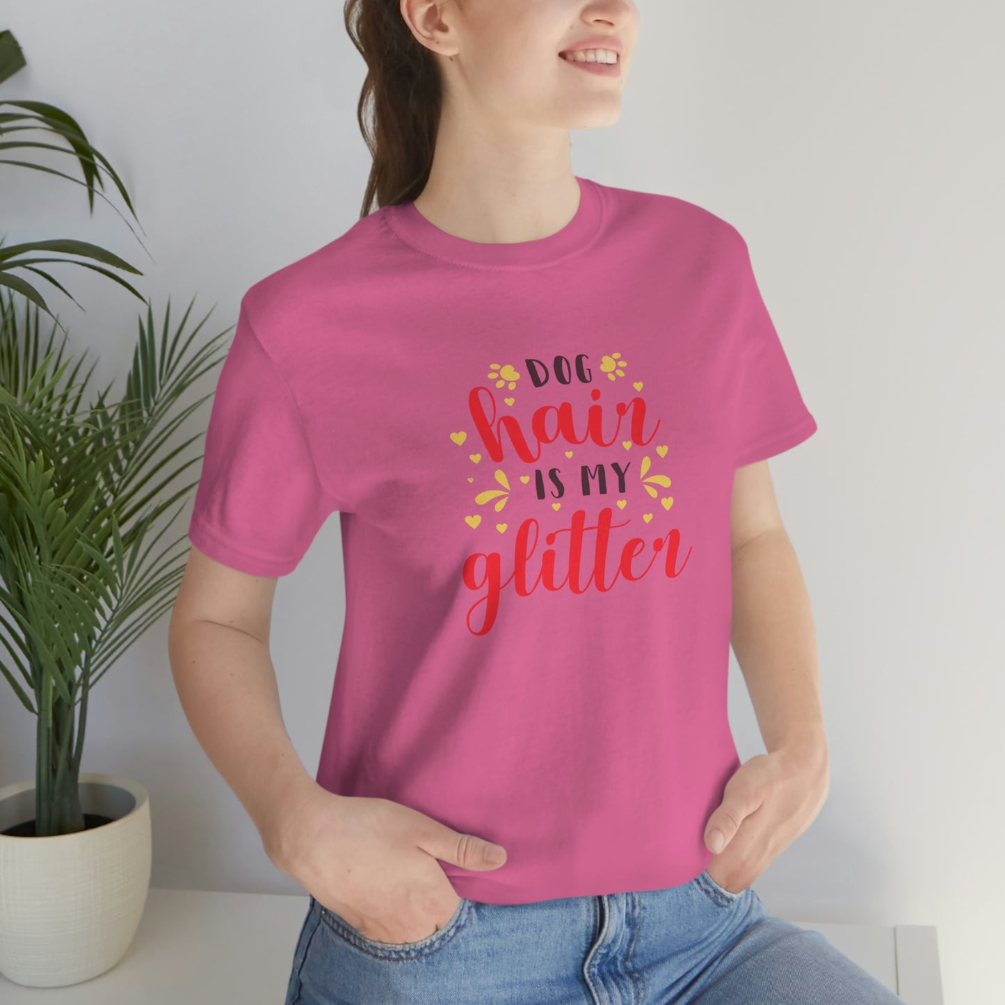 Unisex  Graphic "Pet Love Glitter” T-shirt