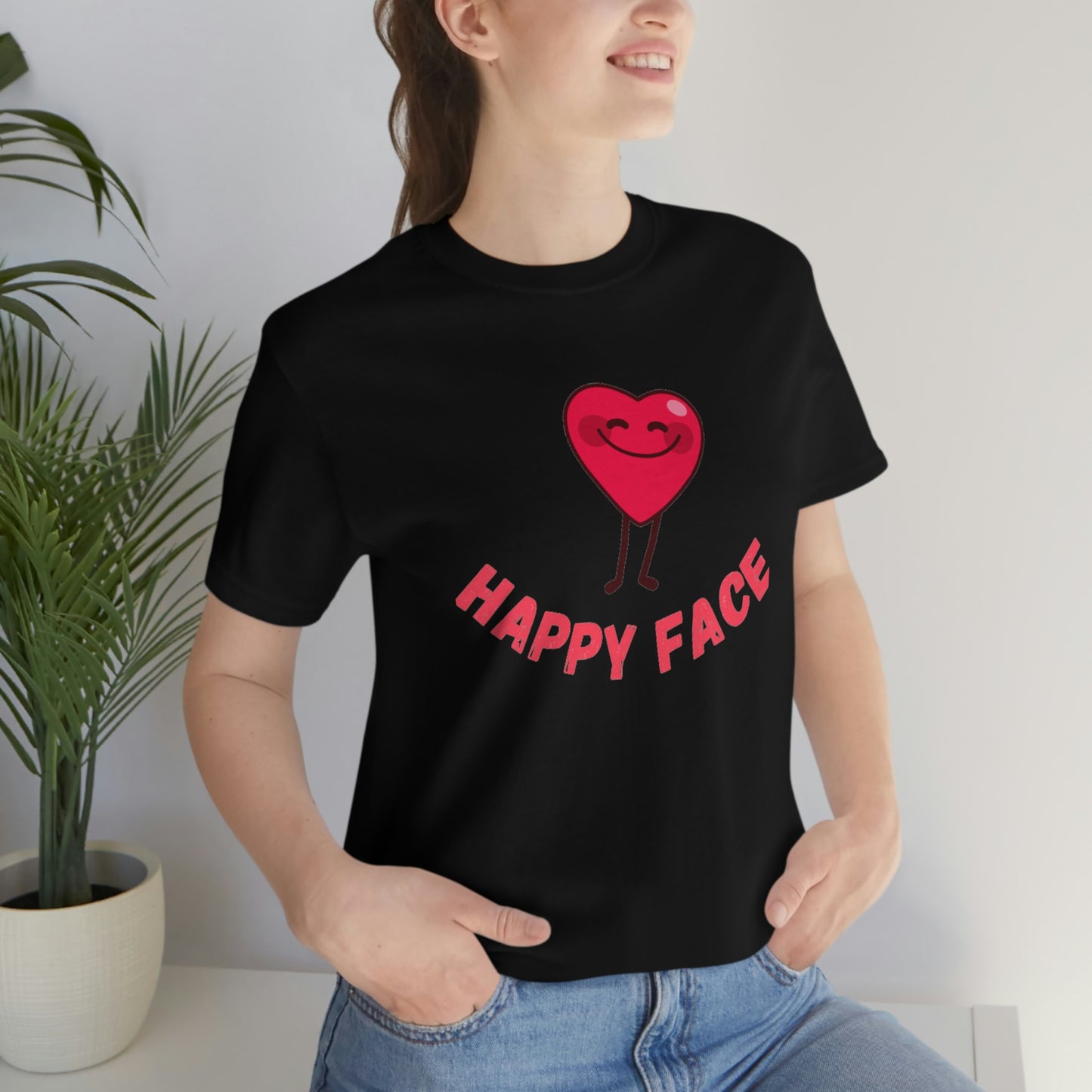 Unisex  "Happy Face" Graphic T-shirt