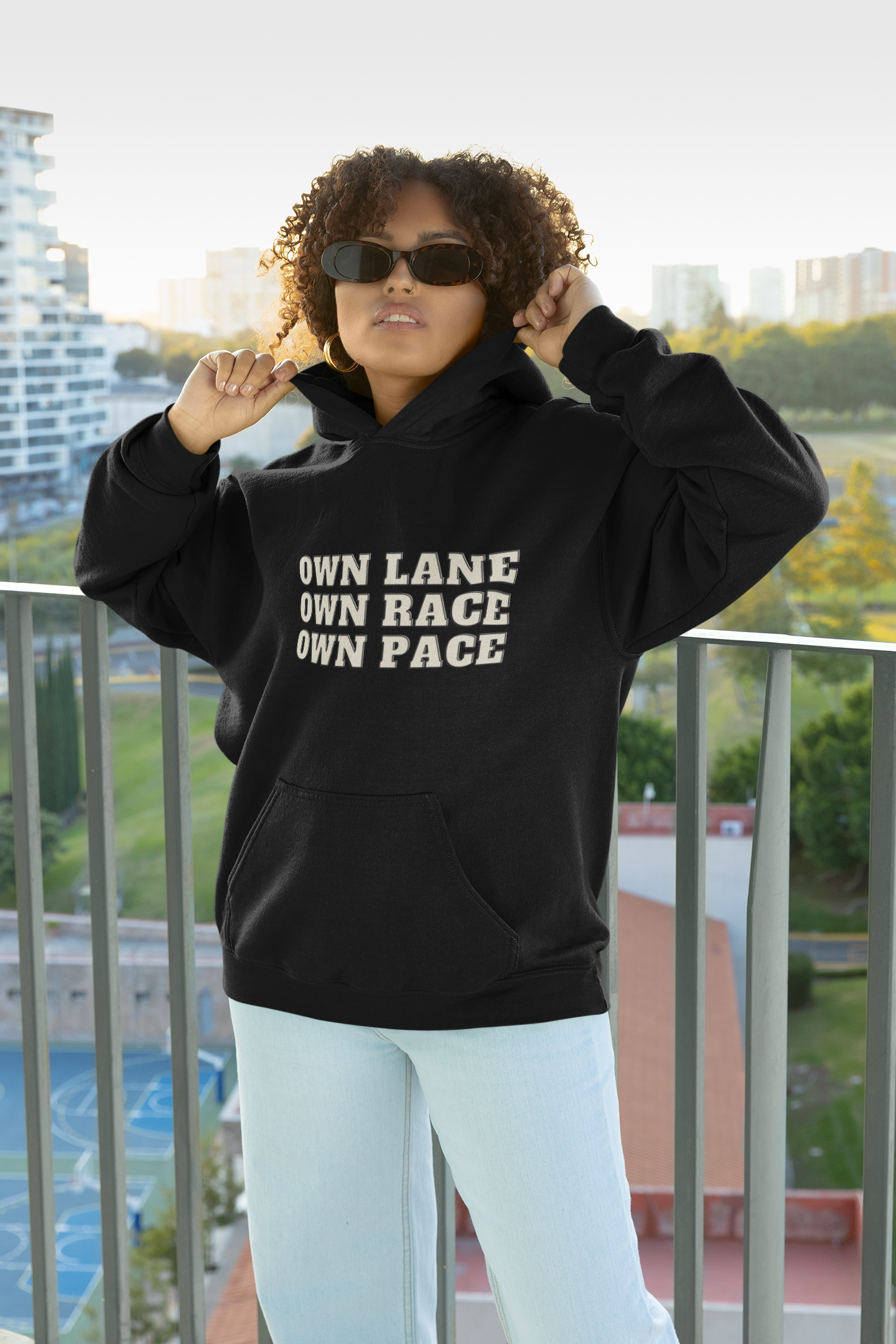 Unisex Heavy Blend™ Hooded "Own Lane" Sweatshirt