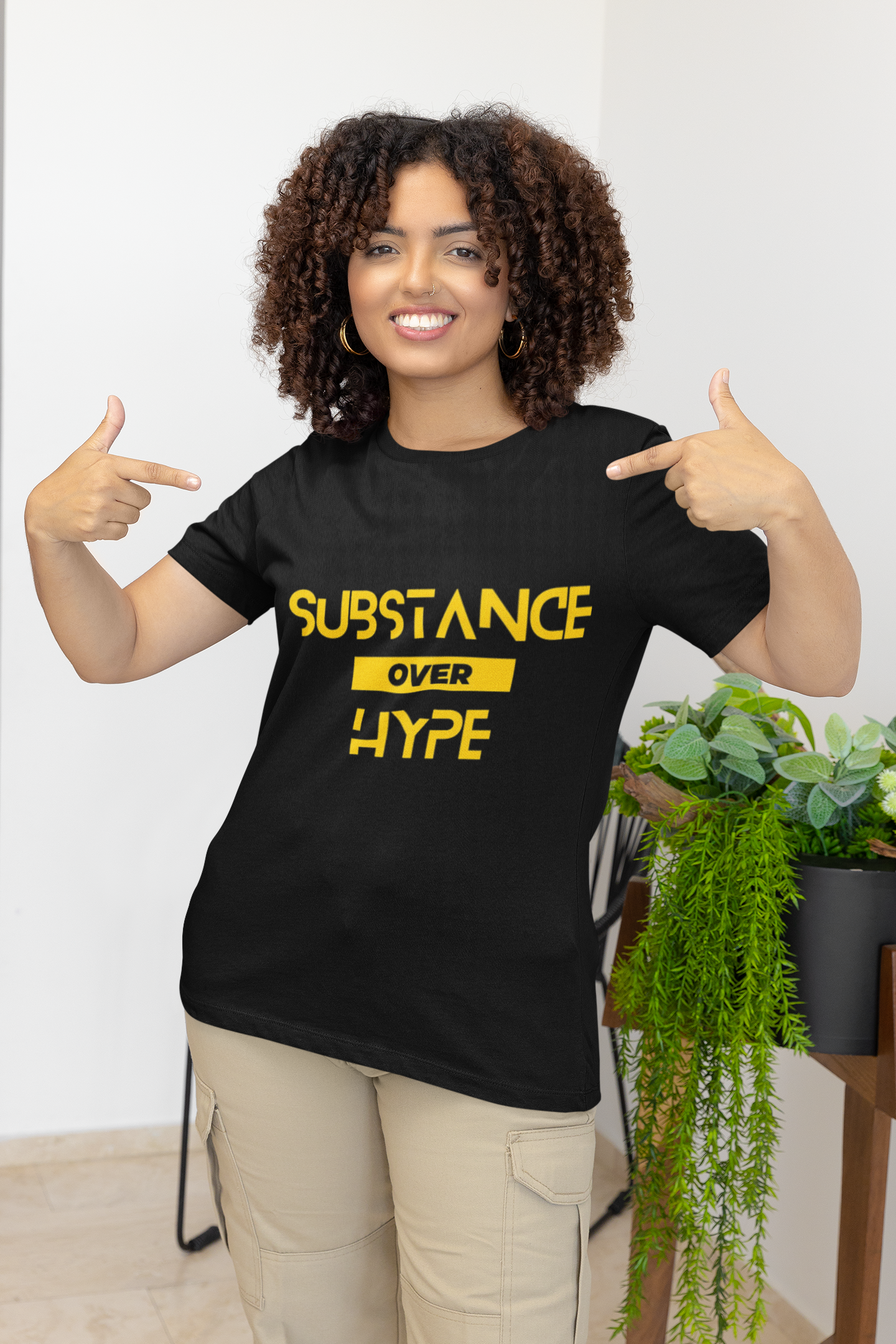 Unisex  "Substance Over Hype"  Graphic T-shirt