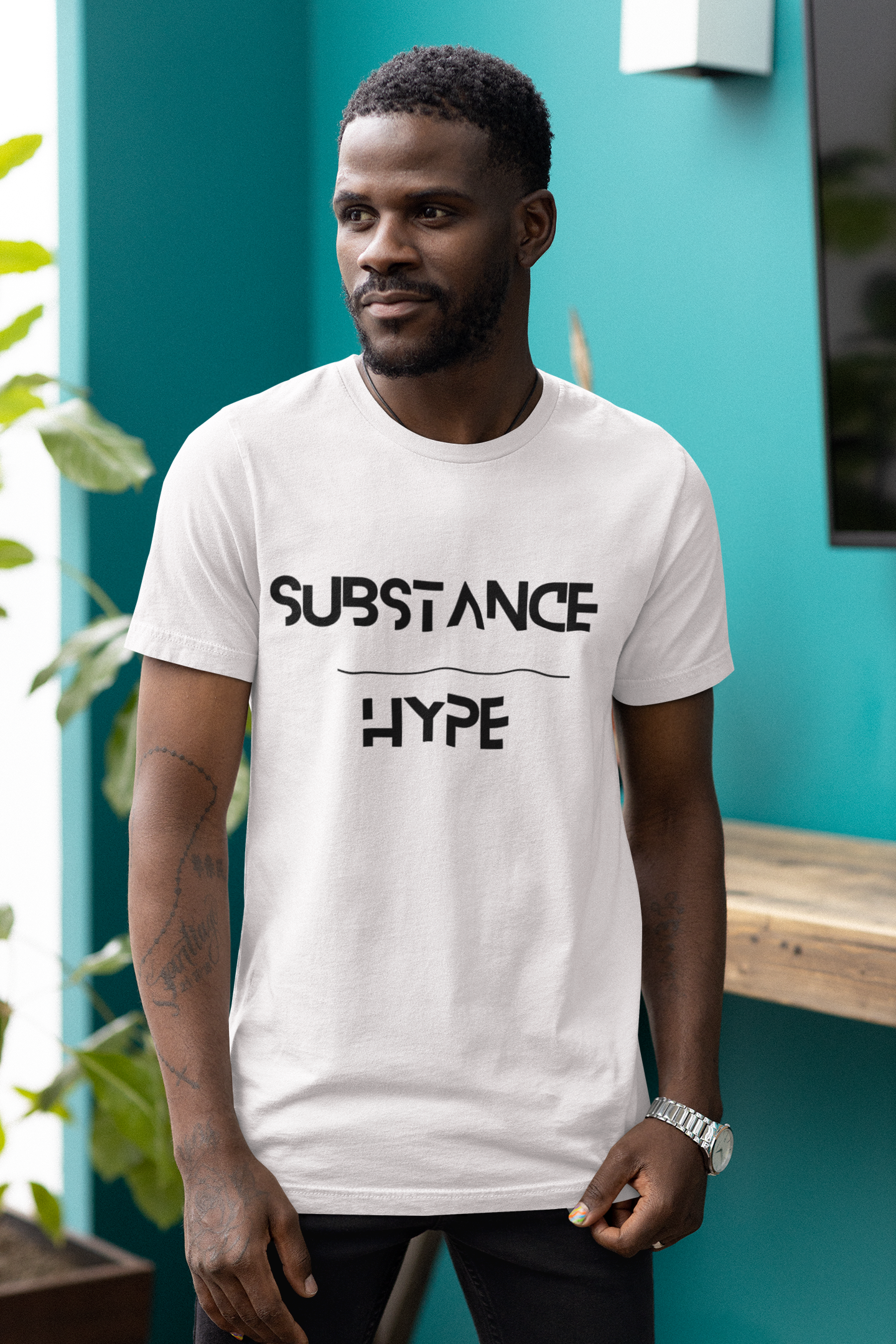 Unisex  "Substance Over Hype"  Graphic T-shirt