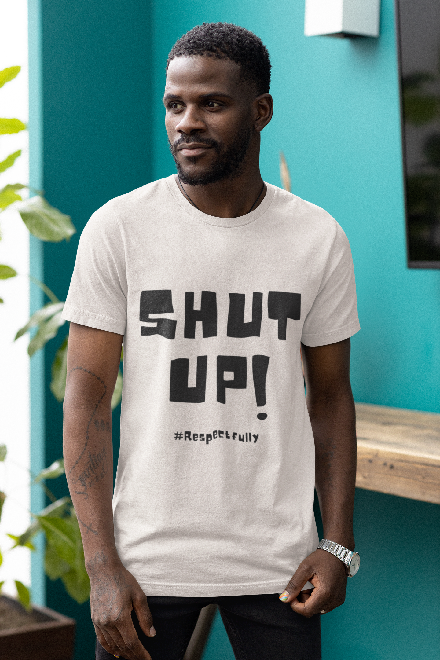 Unisex Graphic "Shut Up" Tee shirt