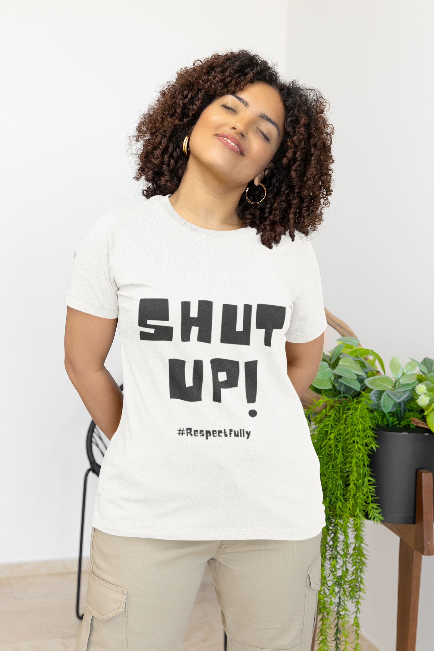 Unisex Graphic "Shut Up" Tee shirt