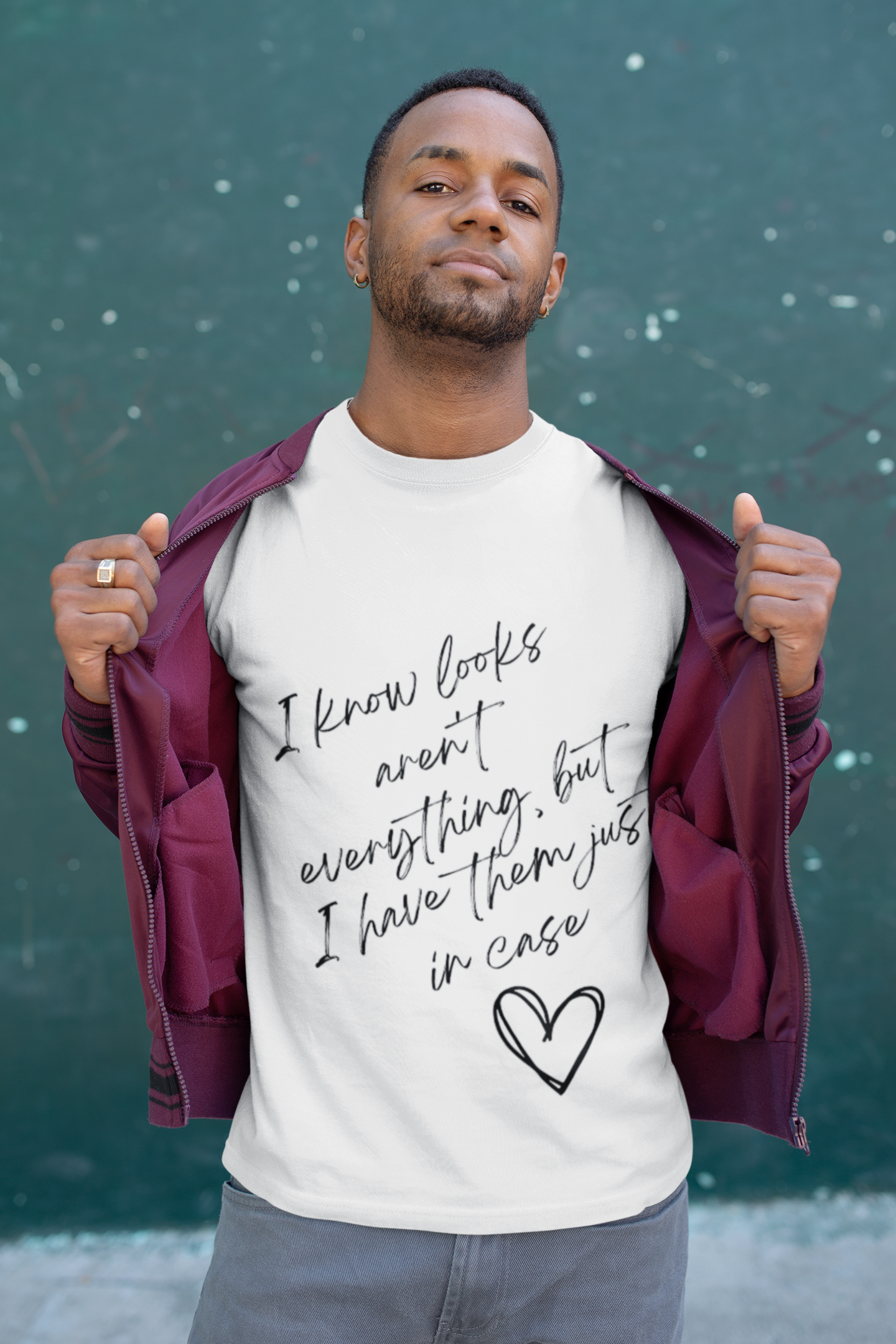 Unisex Graphic "Looks Aren't Everything" Tee shirt