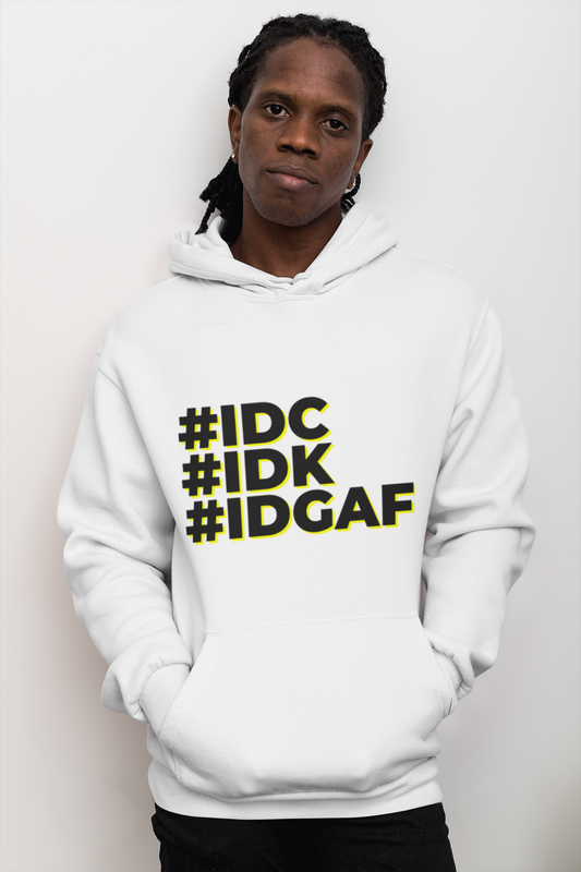 Unisex Heavy Blend™ "IDC IDK IDGAF" Hooded Sweatshirt