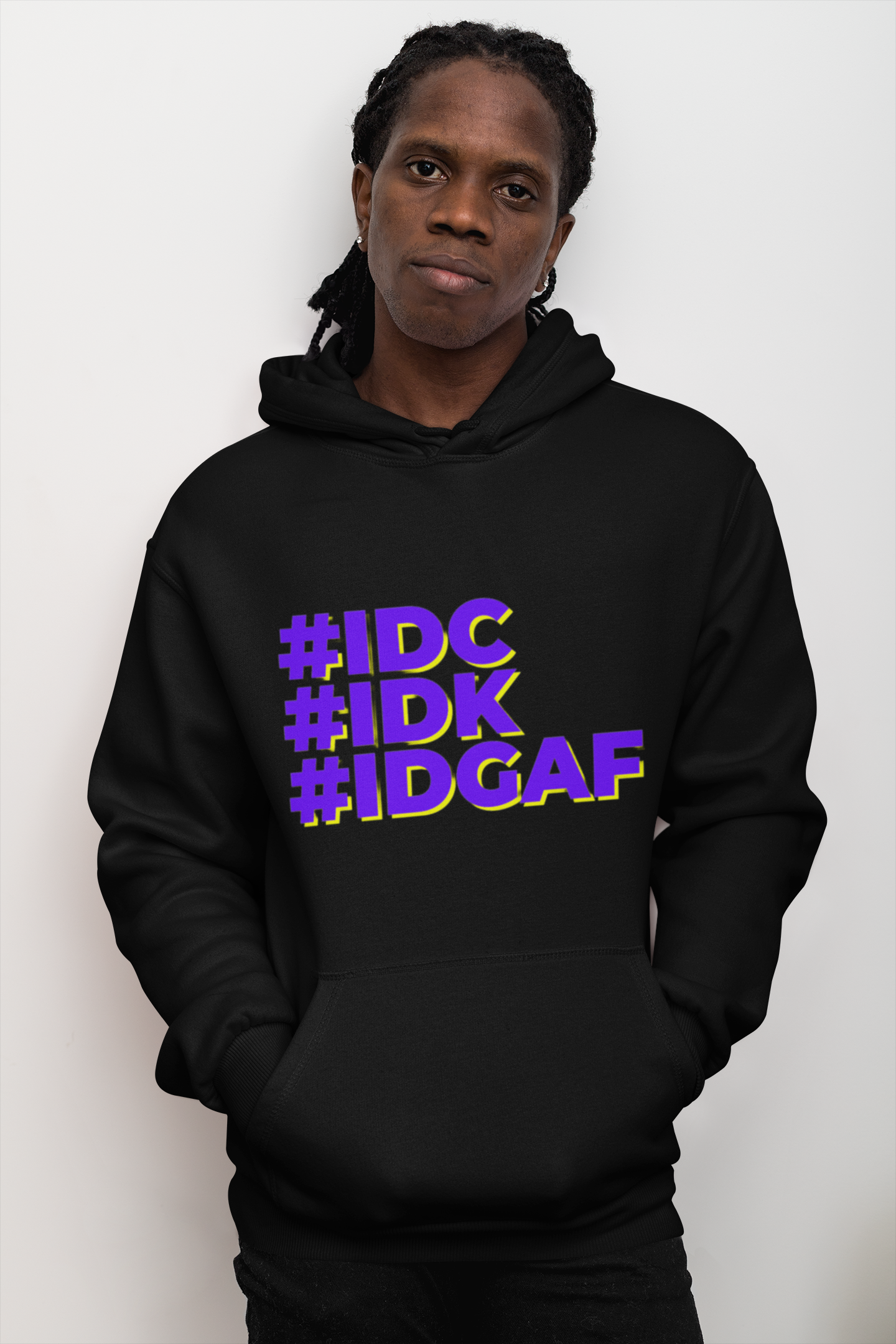 Unisex Heavy Blend™ "IDC IDK IDGAF" Hooded Sweatshirt