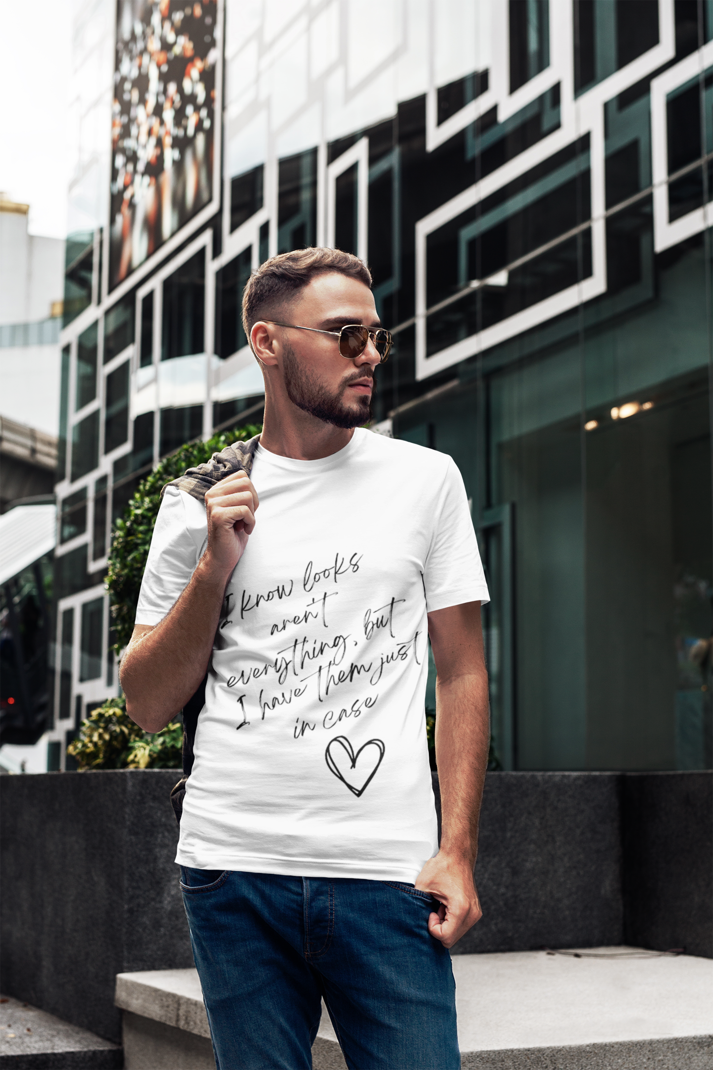 Unisex Graphic "Looks Aren't Everything" Tee shirt